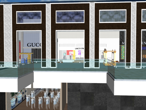 Conceptual mix use building 3Dモデル