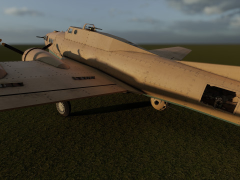 Boeing b-17 flying fortress Modello 3D