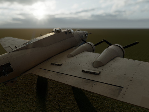 Boeing b-17 flying fortress Modello 3D