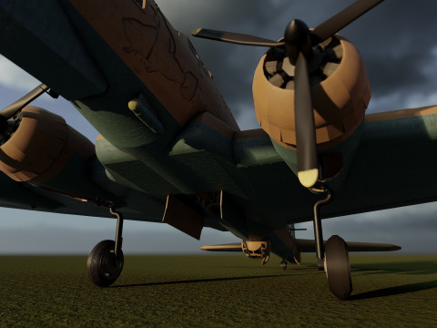 Boeing b-17 flying fortress Modello 3D