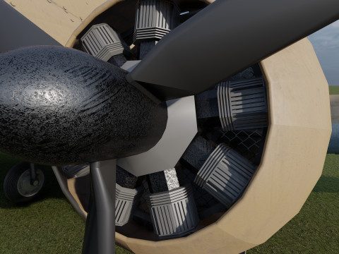 Boeing b-17 flying fortress Modello 3D