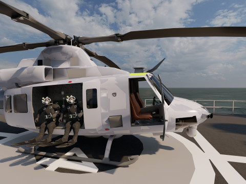 THERMOPYLES GREEK NAVY FRIGATE 3D Модель