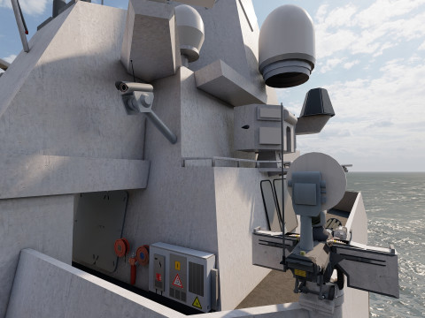 THERMOPYLES GREEK NAVY FRIGATE 3D Модель