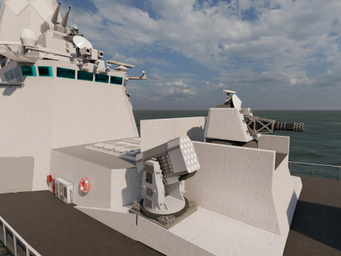 THERMOPYLES GREEK NAVY FRIGATE 3D Модель