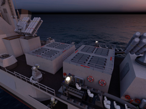THERMOPYLES GREEK NAVY FRIGATE 3D Модель