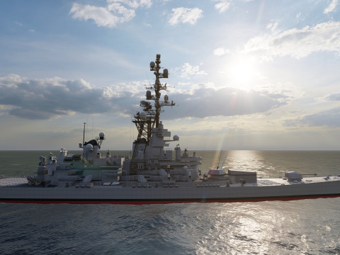 USS MISSOURI BB-63 3D 模型