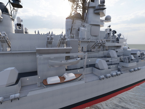 USS MISSOURI BB-63 3D 模型