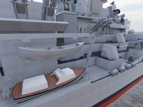 USS MISSOURI BB-63 3D 模型