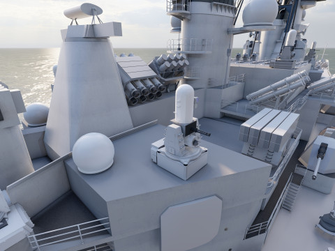 USS MISSOURI BB-63 3D 模型