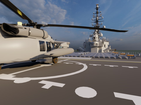 USS MISSOURI BB-63 3D 模型