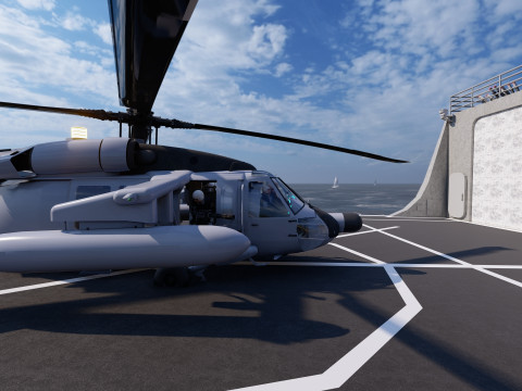 Arleigh Burke-class destroyer 3D Modell