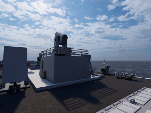 Arleigh Burke-class destroyer 3D Modell