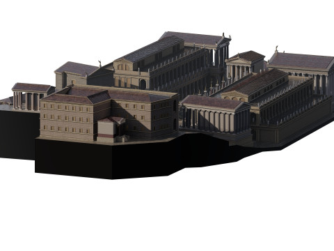 Roman forum 3Dモデル
