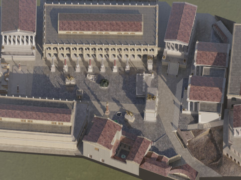 Roman forum 3Dモデル