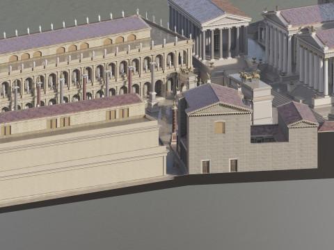 Roman forum 3Dモデル
