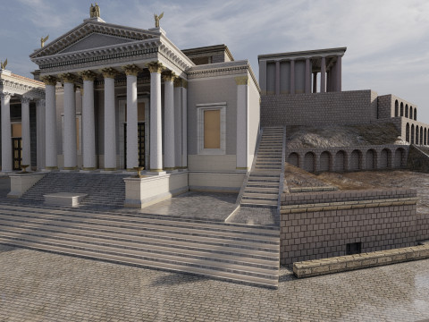 Roman forum 3Dモデル