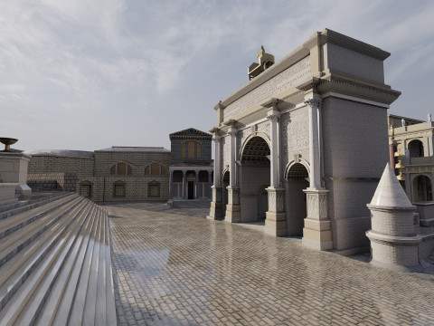 Roman forum 3Dモデル