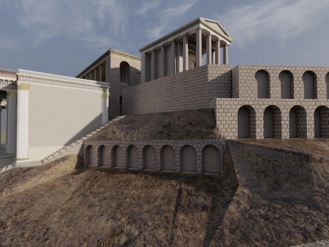 Roman forum 3Dモデル