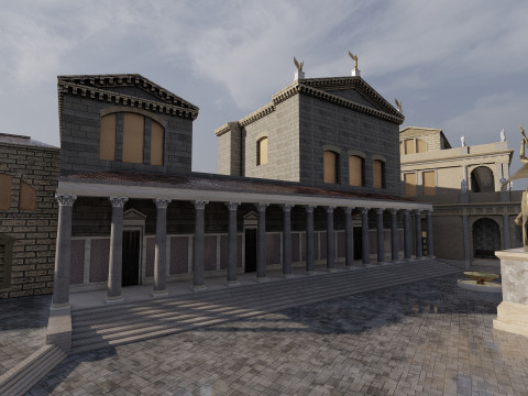 Roman forum 3Dモデル
