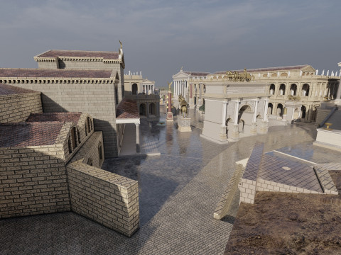 Roman forum 3Dモデル
