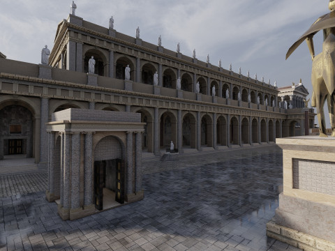 Roman forum 3Dモデル