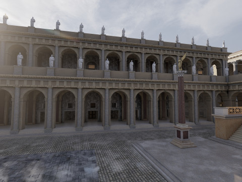 Roman forum 3Dモデル