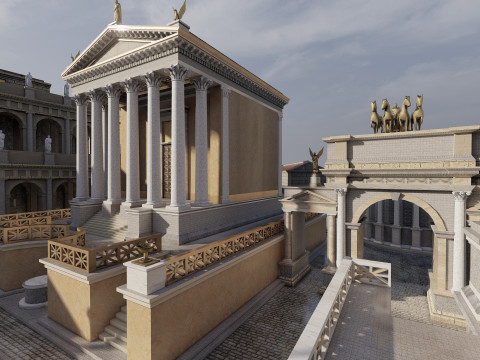 Roman forum 3Dモデル