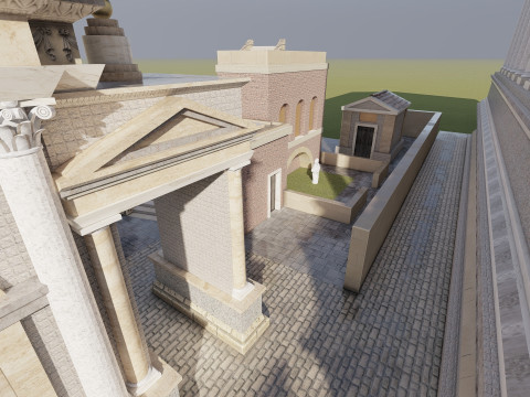 Roman forum 3Dモデル
