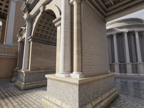 Roman forum 3Dモデル