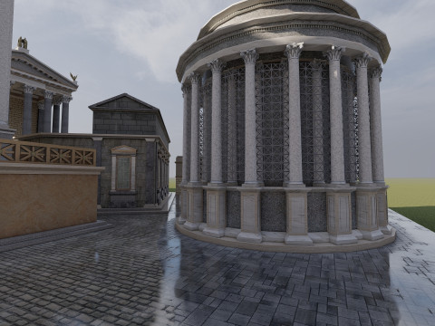 Roman forum 3Dモデル