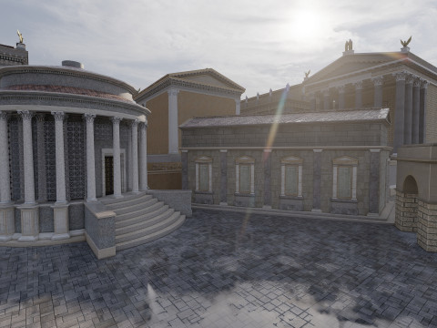 Roman forum 3Dモデル