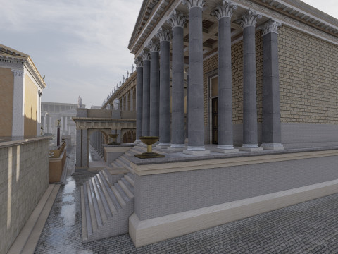 Roman forum 3Dモデル