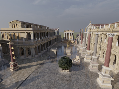 Roman forum 3Dモデル