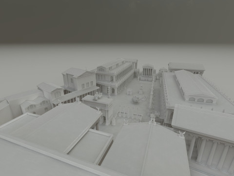 Roman forum 3Dモデル