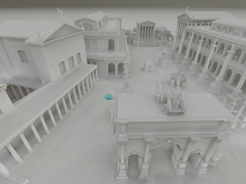 Roman forum 3Dモデル