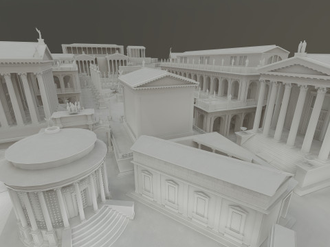 Roman forum 3Dモデル