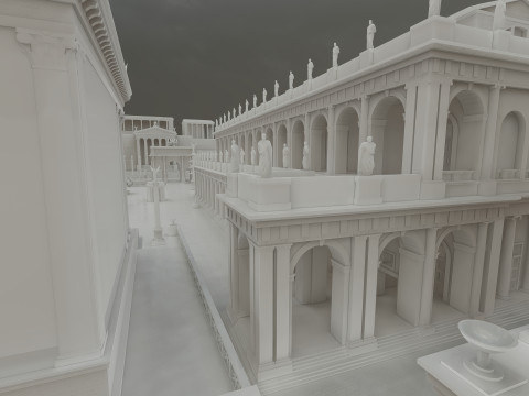 Roman forum 3Dモデル