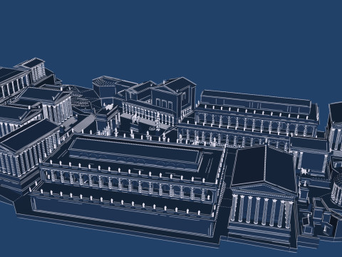 Roman forum 3Dモデル