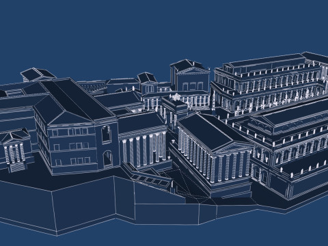 Roman forum 3Dモデル