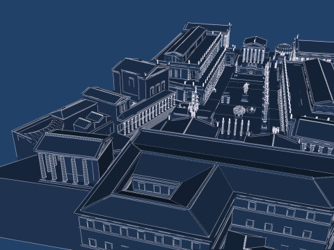 Roman forum 3Dモデル