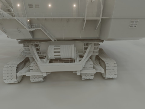 Marion 6360 Electric power shovel 3D Model