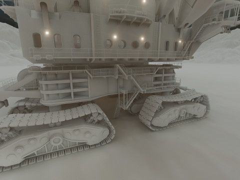 Marion 6360 Electric power shovel 3D Model