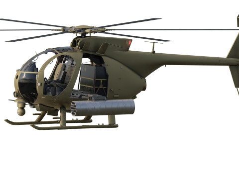 Boeing MH-6M Little Bird 3D Model