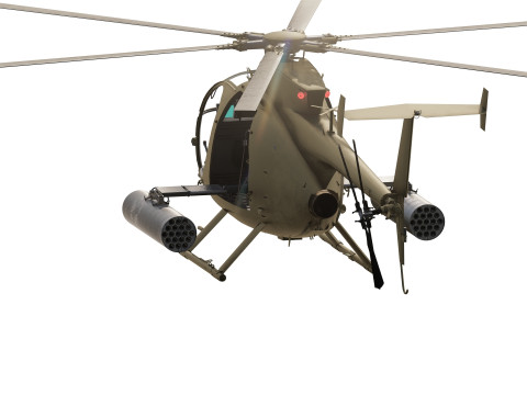 Boeing MH-6M Little Bird 3D Model