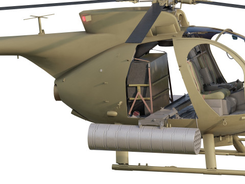Boeing MH-6M Little Bird 3D Model
