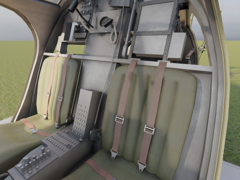 Boeing MH-6M Little Bird 3D Model