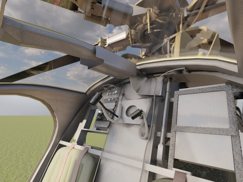 Boeing MH-6M Little Bird 3D Model