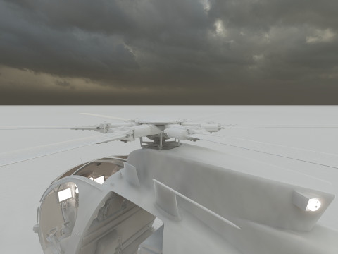 Boeing MH-6M Little Bird 3D Model