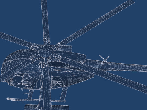 Boeing MH-6M Little Bird 3D Model
