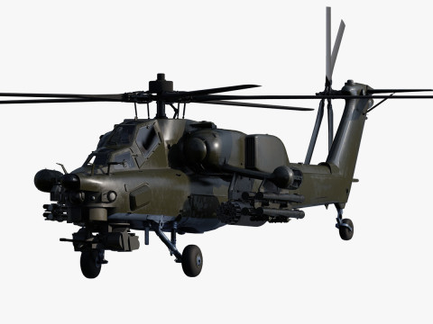 Attack Helicopter MI-28 Havoc Modèle 3D